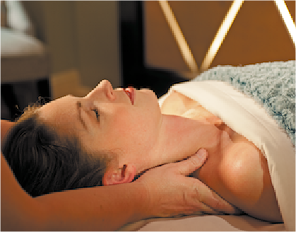 Woman getting a massage